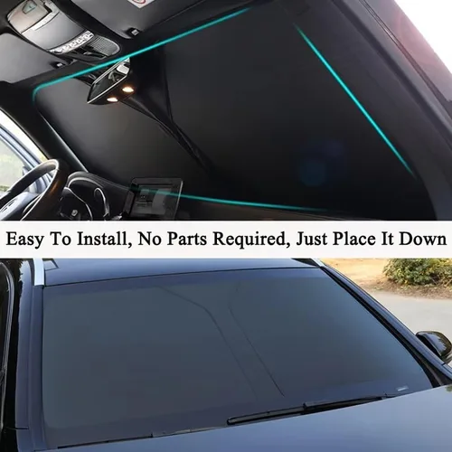 Miniatura 3 de Car Windshield Sun Shade Compatible with Honda HR-V, Front Windshield Sunshade Foldable UV Ray Sun Visor Protector Interior Accessories,Sedan