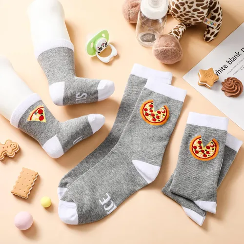 Miniatura 7 de Jiuguva Juego de 4 pares de calcetines a juego para papá y bebé, regalos para papá por primera vez, regalos para papá e hijo, trajes a juego