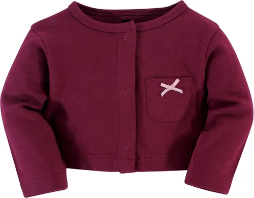 Miniatura 3 de Hudson Baby - Conjunto de vestido y cárdigan de algodón para niña