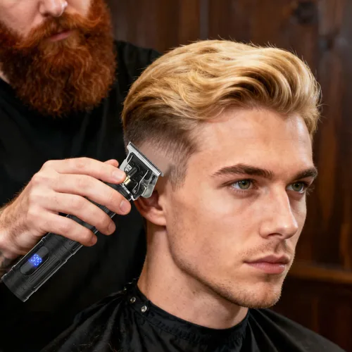 Miniatura 6 de Soonsell Cortapelos para hombres, juego de cortapelos y recortadora de peluquería profesional, cortadora de pelo inalámbrica para peluquero, juego