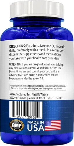 Miniatura 3 de SAM-E Suplemento de 400 mg Fácil absorción S-adenosil-L-metionina SAM-e 400mg para suplemento de apoyo óseo y estado de ánimo Fabricado