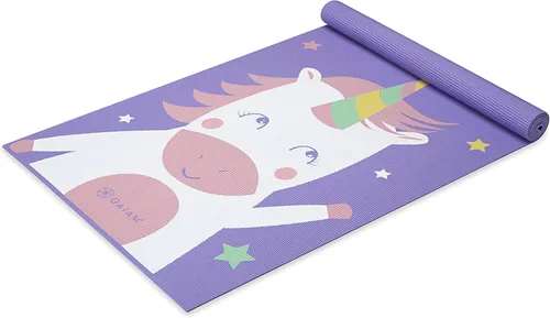 Miniatura 9 de Gaiam Tapete de Yoga para Niños, Tapete de Ejercicio, Yoga para Niños con Estampados Divertidos - Tiempo de Juego para Bebés, Niños Pequeños Activos