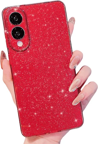 Miniatura 144 de MINSCOSE Compatible con Samsung Galaxy S22 Plus Case, Bonito Color Neón Brillante, con Purpurina Brillante Delgada Resistente a Golpes de Silicona