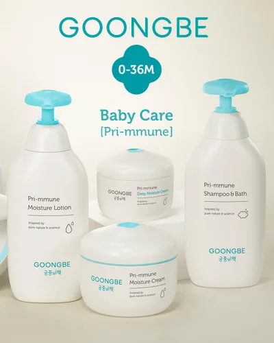 Miniatura 7 de GOONGBE Pri-mmune Champú y gel de baño para piel y cabello sensibles – Limpiador coreano 2 en 1 probado de cabeza a pies, sin sulfatos, pH bajo