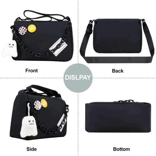 Miniatura 6 de DOB SECHS Bolso bandolera pequeño para mujer, bolso de hombro