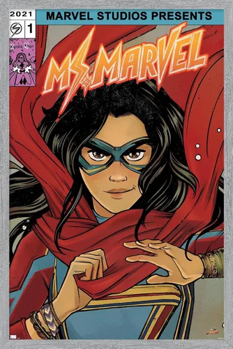 Miniatura 11 de Trends International Marvel Ms. Marvel - Póster de pared de cómic, 34 pulgadas de largo x 22.4 W, versión premium sin marco