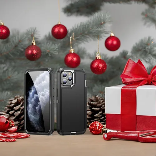 Miniatura 2 de Funda para iPhone 11 Pro Max para hombre, híbrida a prueba de caídas resistente, resistente, a prueba de golpes, ajuste delgado, funda protectora