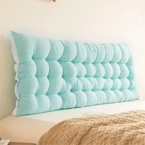 Miniatura 7 de Cabecero de Cama Almohada Tapizada Montada en Pared para Dormitorio Cama Grande Almohada de Cabecera con Respaldo y Soporte de Posicionamiento