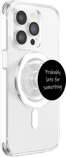Miniatura 3 de Probablemente tarde para algo sarcástico divertido broma de puntualidad PopSockets MagSafe PopGrip para iPhone