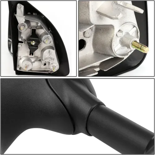 Miniatura 7 de DNA Motoring TWM-004-T222-CH - Par de espejos laterales telescópicos de ajuste manual compatibles con 99-07 F250 / F350 / F450 / F550 Super Duty