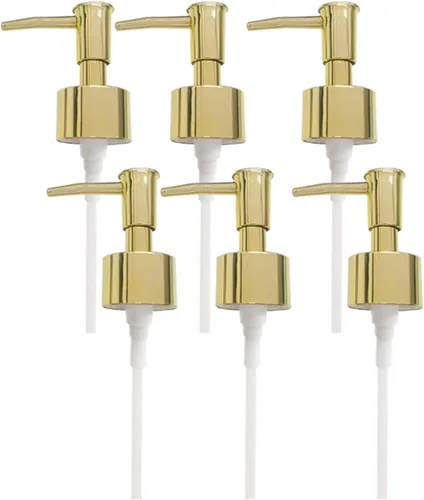 Bomba dispensadora dorada para botella, molde de resina, molde de botella de tarro grande, dispensador de jabón y loción para cocina, baño,