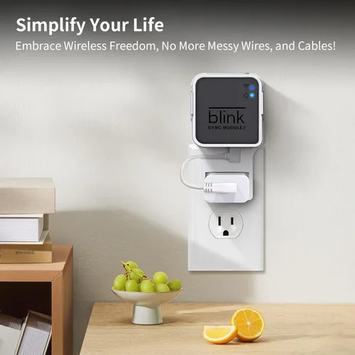 Miniatura 3 de Unidad flash USB Blink de 256 GB y soporte de pared para Blink Sync Module 2 con cable corto, ahorra espacio, sin cables desordenados, soporte
