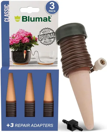 Blumat Estacas clásicas de riego automático, evita el riego excesivo y el riego insuficiente para un crecimiento saludable mientras estás lejos,