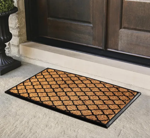 Miniatura 22 de A1HC Tapete para Puerta de Fibra de Coco Natural y Caucho, 30"x48" – Grueso, Duradero, Resistente, Anti-Desprendimiento, Resistente a