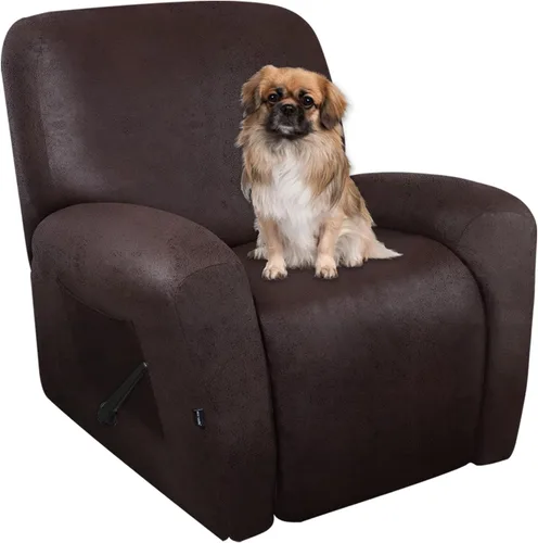 Miniatura 59 de ANARACHON Fundas para Sillas Reclinables Tipo Cuero, 4 Piezas Funda para Sillón Reclinable Lazy Boy, Protector de Muebles - Funda Suave Lavable