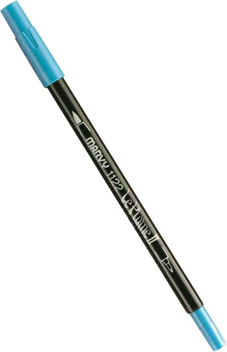 Miniatura 96 de Uchida 1122-C-3 Marvy Extra Fine Tip Le Plume II Rotulador de doble punta, azul