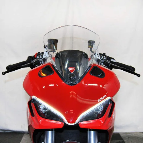Miniatura 2 de New Rage Cycles Señales de giro de bloqueo de espejo compatibles con Ducati Supersport 950