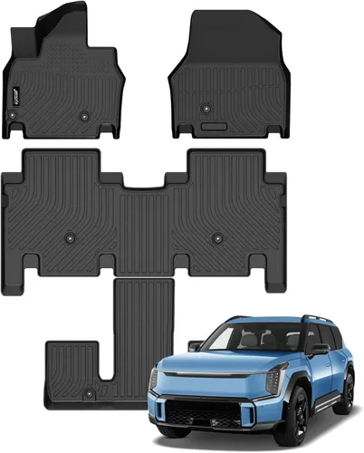 Miniatura 77 de Juego completo de tapetes de auto para todo tipo de clima, revestimiento automotriz para piso y maletero