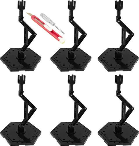 Miniatura 8 de Gundam - Soporte de exhibición de base de acción, modelo Hobby, soporte para figura de acción, compatible con MG RG HG, soporte universal para 3