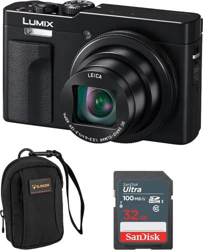 Panasonic LUMIX ZS99 - Cámara de apuntar y disparar, cámara compacta para viajes con zoom de 30x con lente de zoom de 0.945-28.346 in, y video/foto