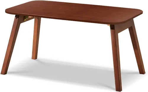 Miniatura 8 de Baveke Mesa de centro plegable, mesas de piso plegables, mesa de centro de mediados de siglo para sala de estar, mesas de centro pequeñas de madera