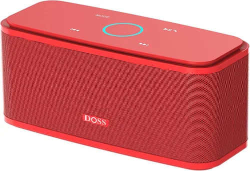 Miniatura 14 de DOSS SoundBox Touch - Altavoz inalámbrico Bluetooth con sonido HD de 12W y graves profundos, resistente al agua IPX5, 20 horas de reproducción, Gris