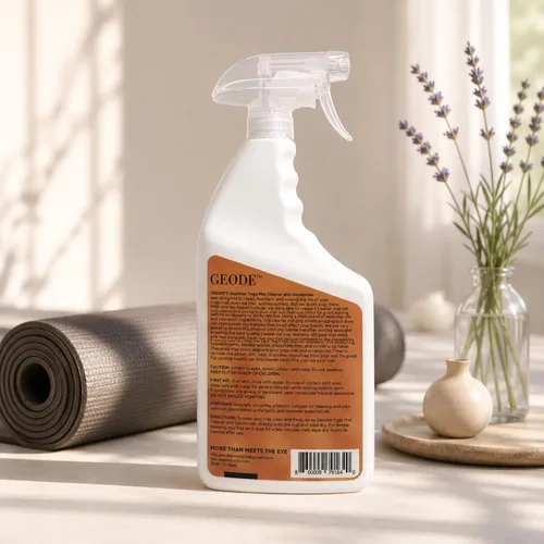 Miniatura 8 de Spray limpiador y desodorante para esterillas de yoga, fórmula de aceite esencial de lavanda para esterillas de yoga, reformadores de pilates