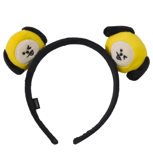 Concept One BT21 LINE FRIENDS - Diadema bordada de felpa 3D para mujer, Chimmy