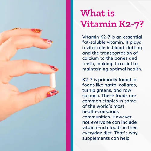 Miniatura 5 de Just Thrive Vitamina K2-7 - Suplemento de vitamina K2 para huesos, cerebro y corazón, 60 cápsulas