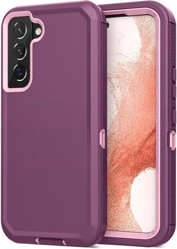 Miniatura 15 de Jiunai Funda para Samsung Galaxy A34, resistente, a prueba de golpes, de doble capa, protección de puerto, híbrida, resistente, para Samsung Galaxy