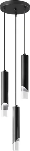 Miniatura 11 de Luces colgantes modernas en la cocina, mini lámpara colgante negra para dormitorio, mesita de noche, candelabro pequeño, lámpara colgante de techo
