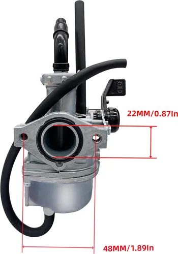 Miniatura 4 de Juego de Filtro de Aire de Carburador PZ22 de 22 mm para Motocicletas SSR CRF50 de 110 cc y 125 cc, Sunl Taotao Pit Bike ATV de Aniro Moto