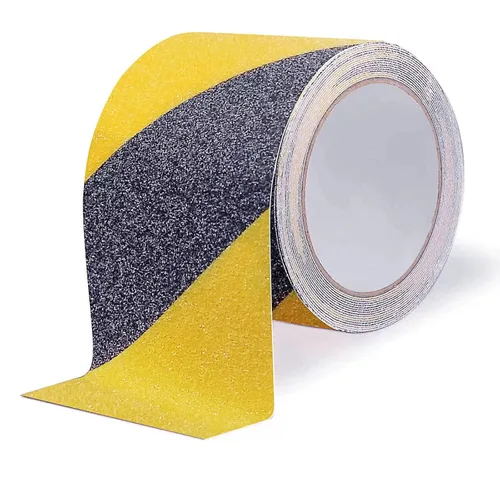 Miniatura 10 de Qingluan Cinta Antideslizante, Cinta de Seguridad Antideslizante Impermeable para Exteriores, Cinta de Agarre de Alta Adhesión para Escaleras, Paso