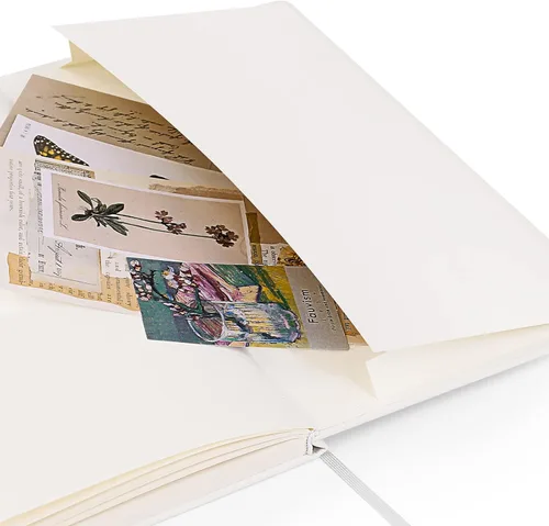 Miniatura 4 de Huhuhero Cuaderno Diario, Diario de Líneas Rayadas, Tapa Dura Papel Premium Grueso de 120gsm con Cuaderno de Cuero Sintético para Escribir