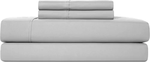Miniatura 10 de Juego de sábanas tamaño individual XL de 4 piezas con 2 fundas de almohada envolventes, sábanas de microfibra suave de bolsillo profundo