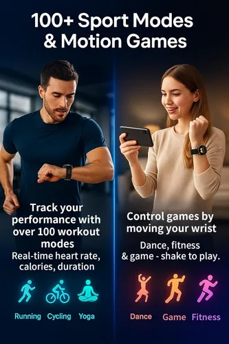 Miniatura 4 de Reloj inteligente AI, chat AI, traducción de 16 idiomas, rastreador de salud y fitness, elegante diseño de aleación de zinc, edición 2025