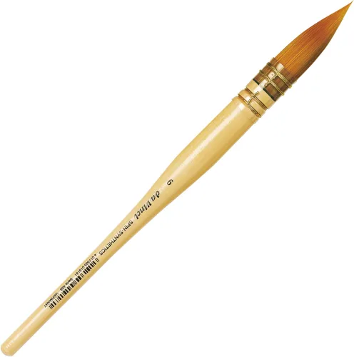 Miniatura 201 de da Vinci Watercolor Series 5580 CosmoTop Spin Pincel de Pintura, Redondo Sintético con Mango Rojo