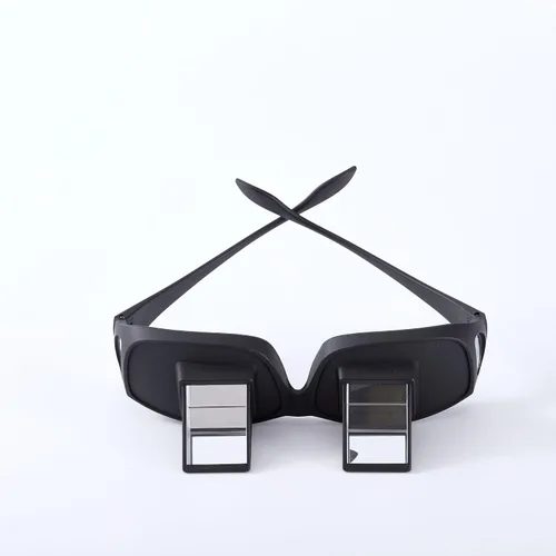 Miniatura 9 de Evelots Gafas de Lectura Acostado - Lectores de Cama para Mirar Hacia Abajo - Alta Definición - Anteojos Prismáticos Horizontales para Leer y Ver TV