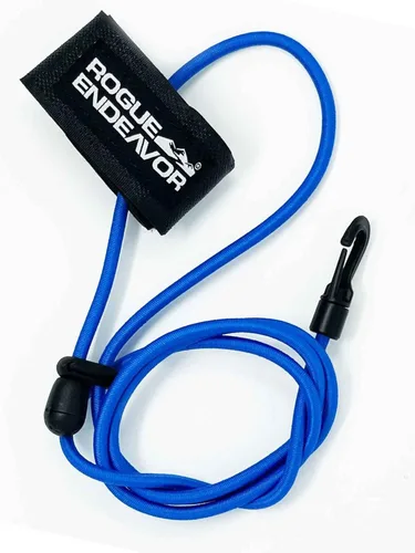 Miniatura 8 de Rogue Endeavor® Juego de 2 correas de caña y correa de remo, juego de 2, pesca en kayak y embarque de remo, cuerda elástica de 48 pulgadas, clip