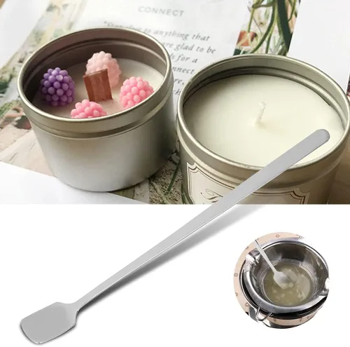 Miniatura 4 de Health Gear - Cuchara agitadora multifunción de acero inoxidable con mango largo en forma de lágrima, 1 pieza, 9.84 x 6.7 pulgadas