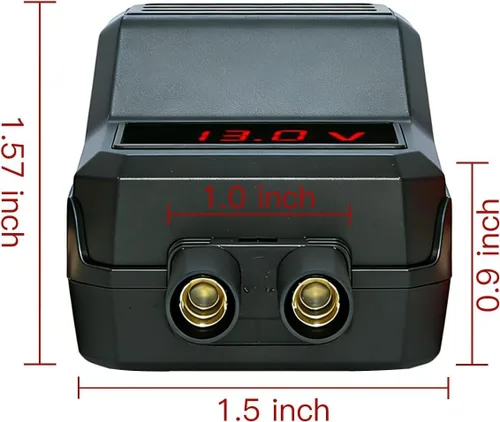 Miniatura 7 de MEGAWISE Abrazaderas de arranque inteligentes, cables de abrazadera de refuerzo automotriz, abrazaderas de cocodrilo de repuesto con pantalla LCD