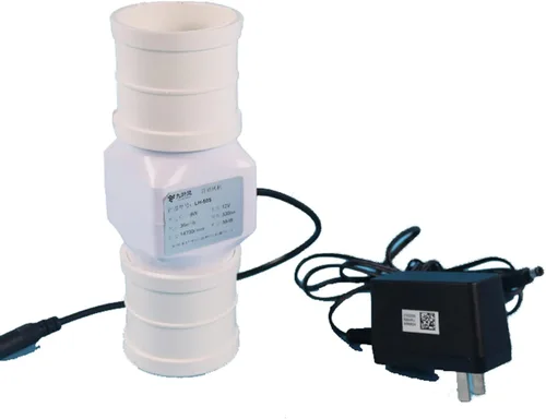 Ventilador de conducto en línea de 2 pulgadas, 12 V, mini ventilador de ventilación de circulación de aire para calefacción, refuerzo de 6 W-1.969 in