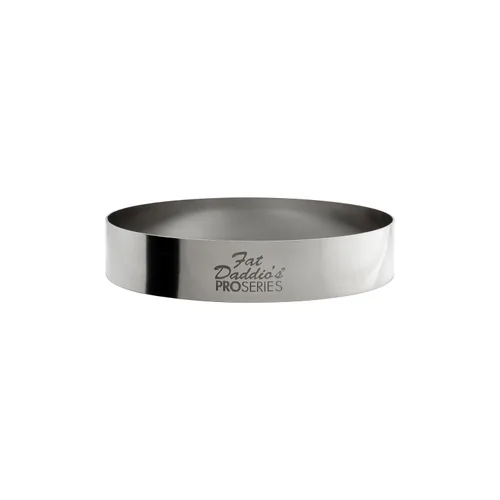 Miniatura 39 de Fat Daddio's Anillo redondo de acero inoxidable para pasteles y pastelería, 2 x 0.75 pulgadas