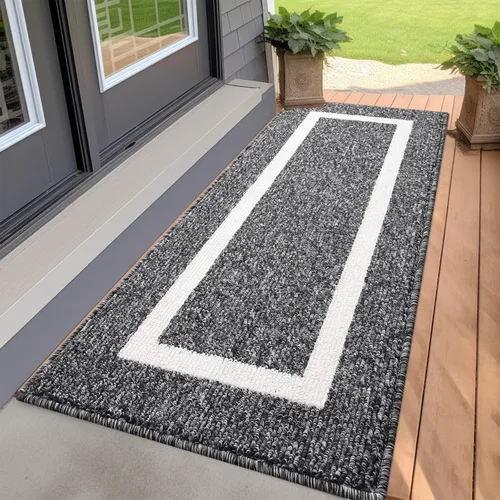 Miniatura 28 de OLANLY Alfombra para Puerta Interior, 59x20, Tapete de Entrada Antideslizante Absorbente Resistente a la Suciedad, Alfombras de Entrada