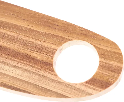 Miniatura 5 de Hemoton Juego de 3 bandejas flotantes de bambú para servir para botellas de vino, para fiestas, bodas, picnics, 11.81 x 7.87 pulgadas, soporte