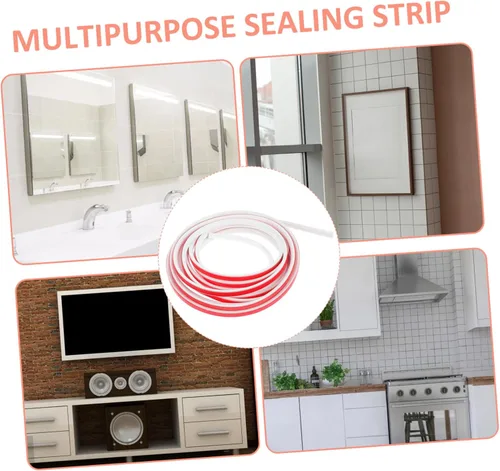 Miniatura 7 de Uonlytech Decoración de pared 1 rollo Belleza Frontera Piso Pintura blanca PVC Piso Decoración