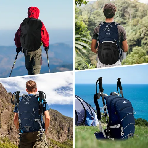 Miniatura 6 de IX INOXTO 20L Hydration Backpack, Waterproof Hiking Internal Frame Backpacks with 2L Hydration Water Bladder and Rain Cover