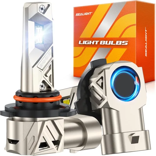 Miniatura 9 de SEALIGHT 9005 H11 LED Bulbs Combo, 200,000LM 6500K White Bulbs, L1S Series HB3 H11/H8/H9/H16 Bulb, IP68 IP6X Proof 30,000rpm High Speed Cooling Fan