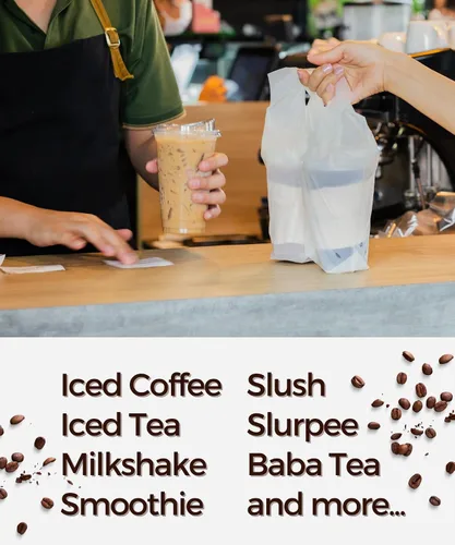 Miniatura 5 de Vasos de plástico transparente de 20 onzas con tapas sin pajilla, 25 juegos de tazas desechables de plástico para café helado, taza para llevar
