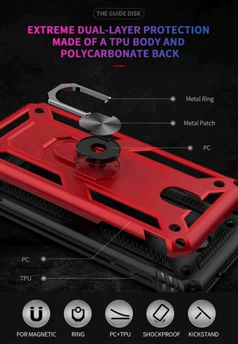 Miniatura 3 de TJS Funda para teléfono compatible con Samsung Galaxy J2 Core 2019 Pure Dash Shine, anillo de metal soporte magnético resistente (verde azulado)